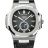 Replica Patek Philippe Nautilus Black Strap Stainless Steel Watch 5726A-001