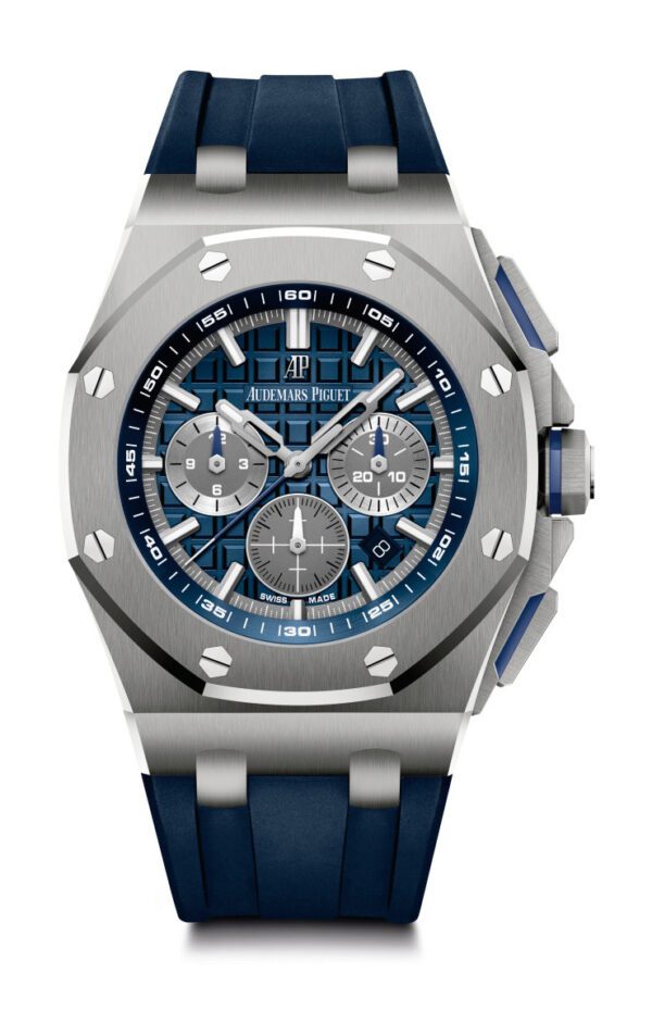 Replica Audemars Piguet Royal Oak Offshore Selfwinding Chronograph Blue, Silver 26480Ti.oo.a027Ca.01