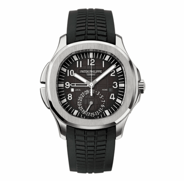 Replica Patek Philippe Aquanaut Travel Time Stainless Steel Watch 5164A-001