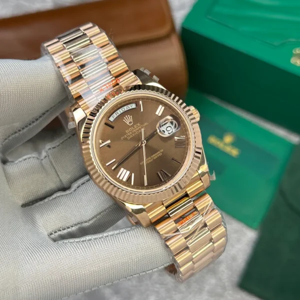 Rolex Day Date Ii Chocolate Dial 218235 40 Mm 2