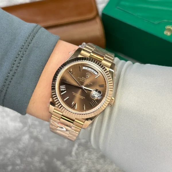 Rolex Day Date Ii Chocolate Dial 218235 40 Mm 6