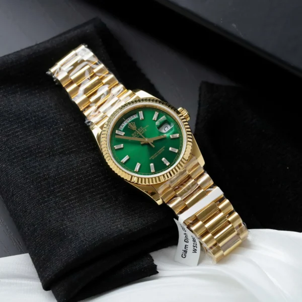 Rolex Day Date Ii Green Dial 128238 36 Mm 1