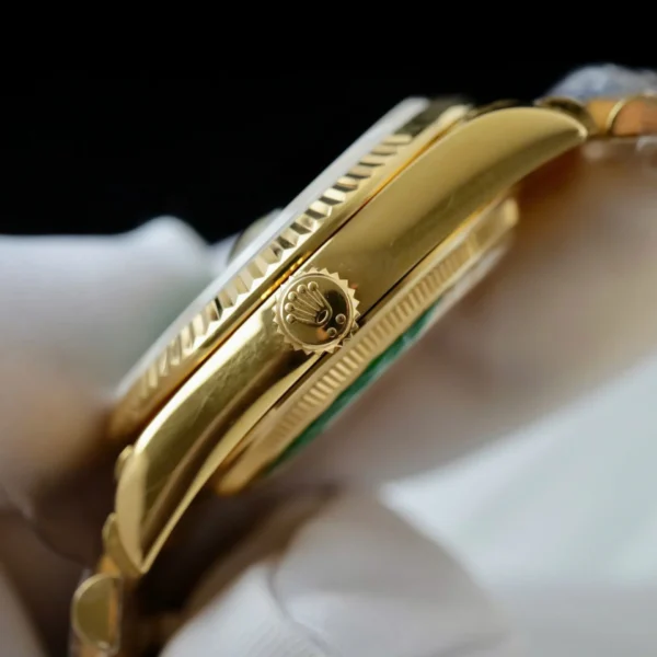 Rolex Day Date Ii Green Dial 128238 36 Mm 5