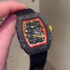 Replica Richard Mille RM 67-02 Super Clone 47mm Skeleton Dial Carbon Fiber Watch