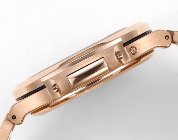Replica Patek Philippe Nautilus Moon Phase Rose Gold Brown Sunburst 5712 1R 001 40Mm 24 Replica Patek Philippe Nautilus Moon Phase Rose Gold Brown Sunburst 5712 1R 001 40Mm