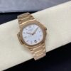 Replica Patek Philippe Nautilus Ladies Rose Gold & Yellow Gold Silver Dial 7118 1R 001 35.2mm