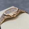Replica Patek Philippe Nautilus Ladies Rose Gold & Yellow Gold Silver Dial 7118 1R 001 35.2mm