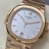 Replica Patek Philippe Nautilus Ladies Rose Gold & Yellow Gold Silver Dial 7118 1R 001 35.2mm