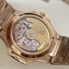 Replica Patek Philippe Nautilus Ladies Rose Gold & Yellow Gold Silver Dial 7118 1R 001 35.2mm