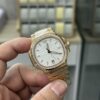 Replica Patek Philippe Ladies Nautilus Golden Dial Rose Gold 7118 1200R 010