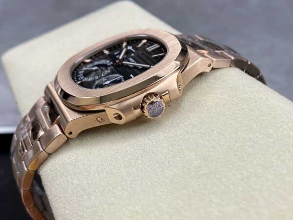 Replica Patek Philippe Nautilus Moon Phase Rose Gold Black Dial 5712 1R 001 40Mm 29 Replica Patek Philippe Nautilus Moon Phase Rose Gold Black Dial 5712 1R 001 40Mm
