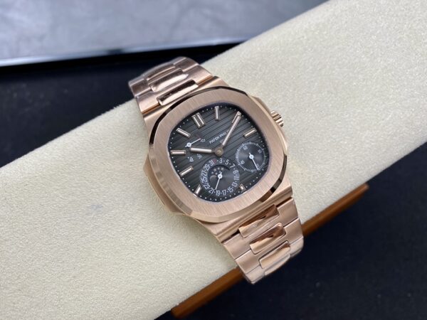 Replica Patek Philippe Nautilus Moon Phase Rose Gold Black Dial 5712 1R 001 40Mm 31 Replica Patek Philippe Nautilus Moon Phase Rose Gold Black Dial 5712 1R 001 40Mm