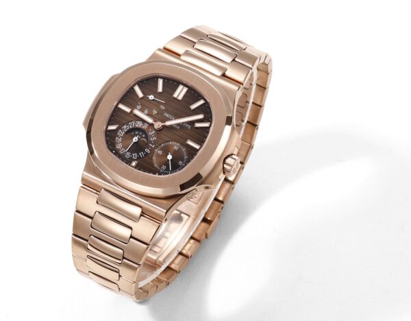 Replica Patek Philippe Nautilus Moon Phase Rose Gold Brown Sunburst 5712 1R 001 40Mm 22 Replica Patek Philippe Nautilus Moon Phase Rose Gold Brown Sunburst 5712 1R 001 40Mm
