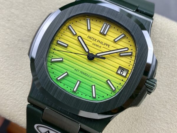 Replica Patek Philippe Nautilus Yellow &Amp; Green 5711 40Mm 18 Replica Patek Philippe Nautilus Yellow &Amp; Green 5711 40Mm