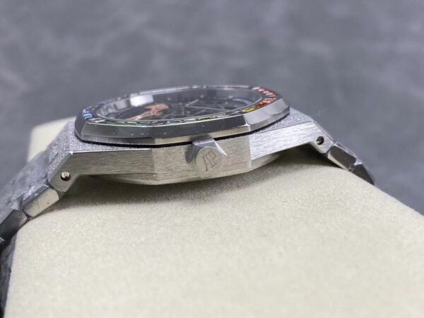 Audemars Piguet Royal Oak 15407 Frosted Steel – Rainbow Bezel 8 958B89A0548D59Ebd2C562Ef051Cb25B