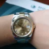 Replica Swiss Rolex Datejust 41 Yellow Gold & Champagne Diamond Dial