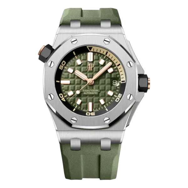 Replica Swiss Ap Royal Oak Offshore Diver Green Dial