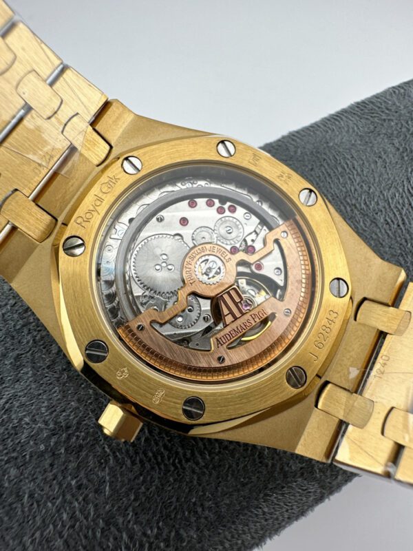 Replica Swiss Audemars Piguet Royal Oak Yellow Gold &Amp; Black Dial 39Mm
