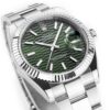 Replica Swiss Rolex Datejust 41 Green Dial & Steel
