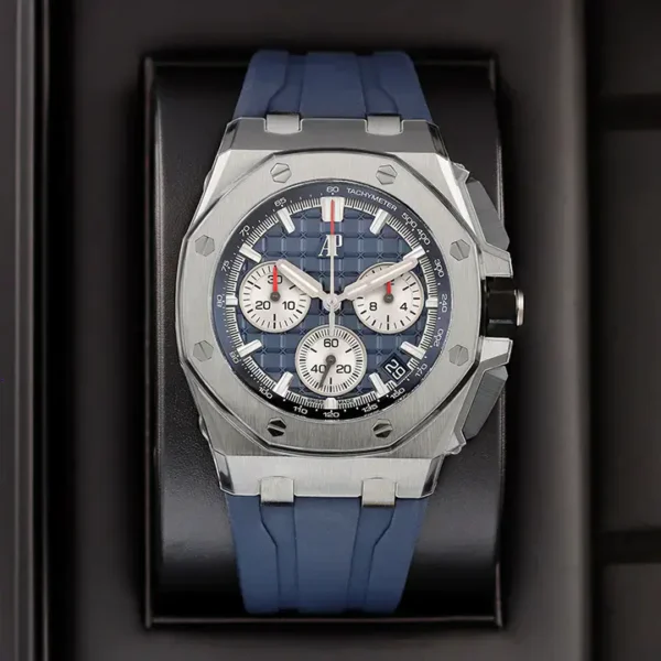 Replica Swiss Audemars Piguet Royal Oak Offshore Titanium &Amp; Blue Dial 43Mm