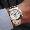 Replica Swiss Rolex Cosmograph Daytona Yellow Gold & Black Dial