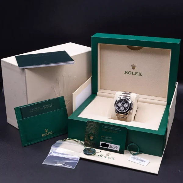 Replica Swiss Rolex Cosmograph Daytona 40Mm White Gold &Amp; Black Dial