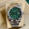 Replica Swiss Rolex Datejust 41 Green Dial & Steel