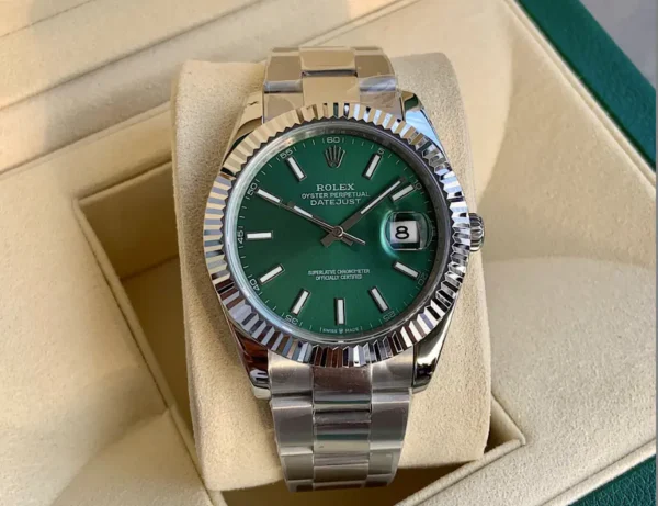 Replica Swiss Rolex Datejust 41 Blue Dial &Amp; Steel 10 Replica Swiss Rolex Datejust 41 Green Dial &Amp; Steel