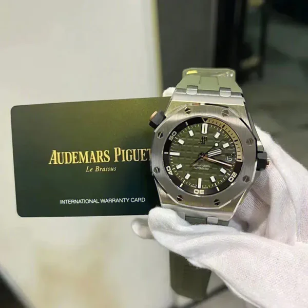 Replica Swiss Ap Royal Oak Offshore Diver Green Dial