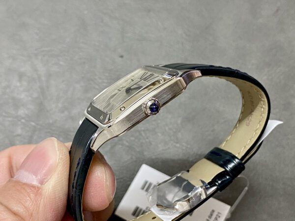 Replica Swiss Cartier Santos-Dumont Large Blue Strap 43.5Mm