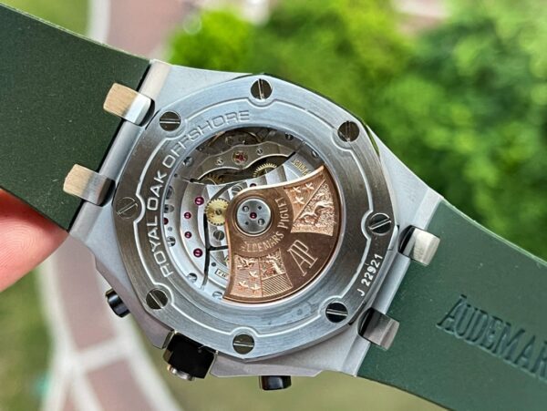 Replica Swiss Ap Royal Oak Offshore Chronograph Titanium Green Dial 42Mm