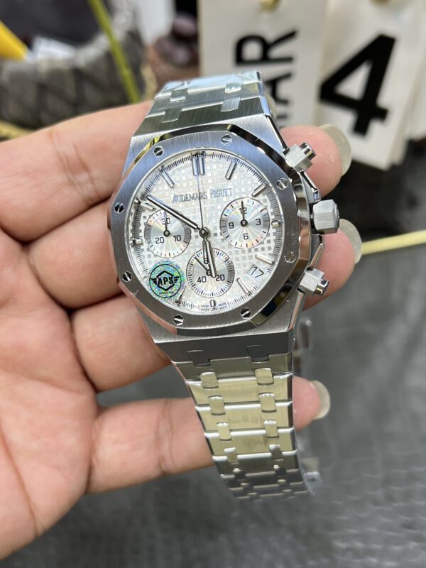 Replica Swiss Audemars Piguet Royal Oak Chronograph Steel &Amp; Black Dial 41Mm