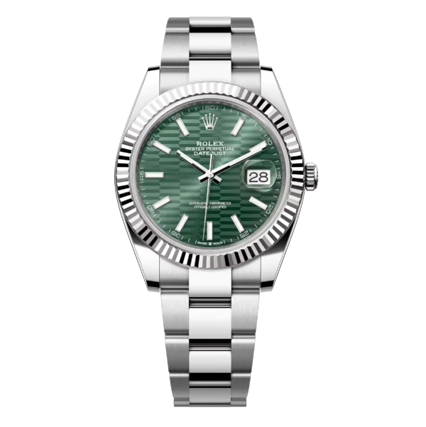 Replica Swiss Rolex Datejust 41 Blue Dial &Amp; Steel 1 Replica Swiss Rolex Datejust 41 Green Dial &Amp; Steel