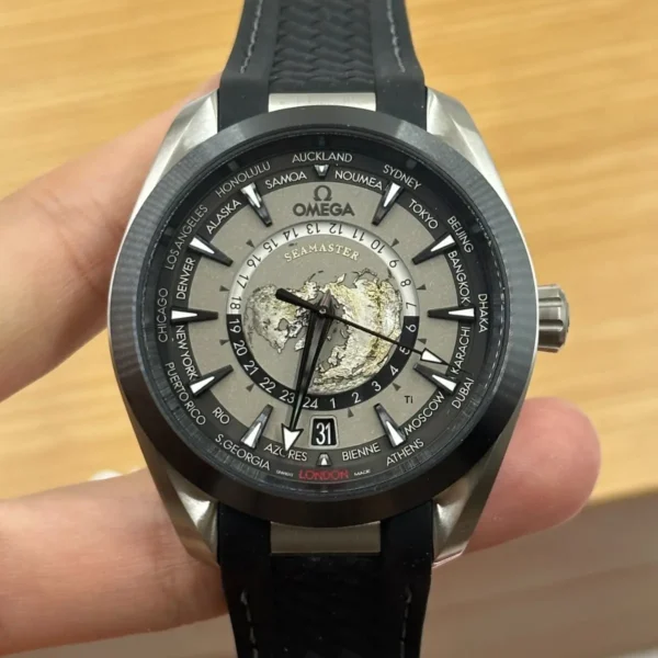 Replica Swiss Omega Seamaster Worldtimer Gmt 43Mm