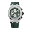 Replica Swiss AP Royal Oak Offshore Chronograph Titanium Green Dial 42mm