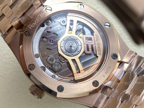 Replica Swiss Audemars Piguet Royal Oak Selfwinding Rose Gold &Amp; Black Dial 41Mm
