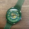 Replica Swiss Omega Seamaster Worldtimer GMT 43mm Green Dial