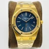 Replica Swiss Audemars Piguet Royal Oak Jumbo Extra-Thin Yellow Gold & Blue Dial 39mm