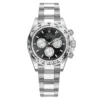 Replica Swiss Rolex Cosmograph Daytona 40mm White Gold & Black Dial