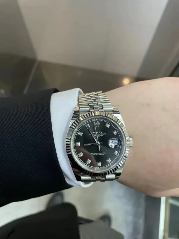 Replica Swiss Rolex Datejust 41 Black Dial &Amp; Steel 2 Replica Swiss Rolex Datejust 41 Black Dial &Amp; Steel