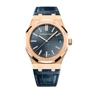 Replica Swiss AP Royal Oak Selfwinding 50th Rose Gold Black Dial 41mm
