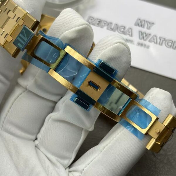 Replica Swiss Audemars Piguet Royal Oak Chronograph Yellow Gold &Amp; Smoked Champagne Dial 41Mm 3 63A48F7F24E0Cacaae204F44Fe5F6534