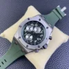 Replica Swiss AP Royal Oak Offshore Chronograph Titanium Green Dial 42mm
