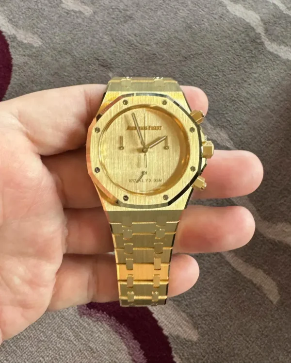 Replica Swiss Ap Royal Oak Chronograph Yellow Gold 1017 Alyx 9Sm