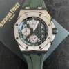 Replica Swiss AP Royal Oak Offshore Chronograph Titanium Green Dial 42mm