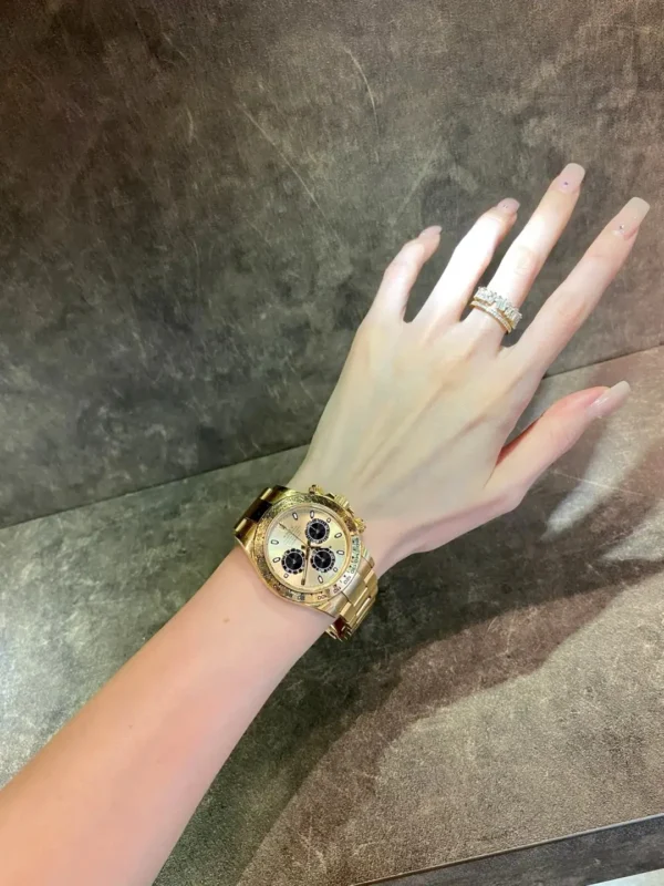 Replica Rolex Daytona Yellow Gold 116508-0014