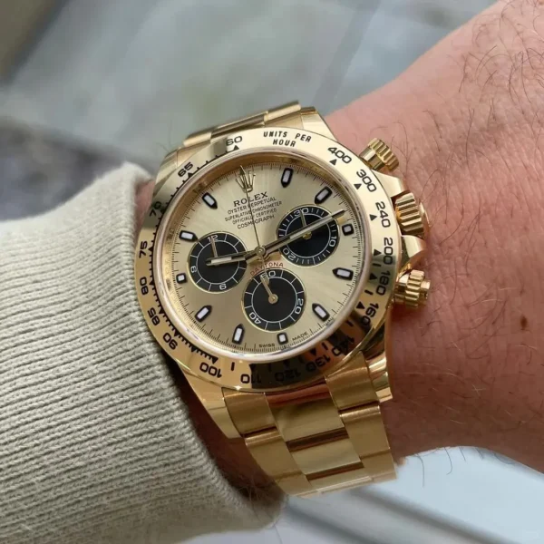 Replica Rolex Daytona Yellow Gold 116508-0014
