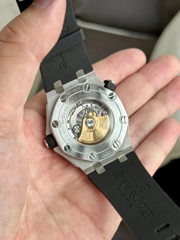 Replica Swiss Ap Royal Oak Offshore Steel Black Dial 42Mm