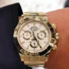 Replica Swiss Rolex Cosmograph Daytona Yellow Gold & Black Dial