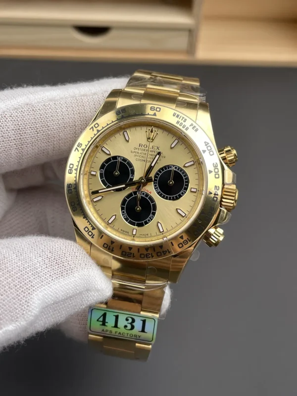 Replica Swiss Rolex Cosmograph Daytona Yellow Gold &Amp; Green Dial